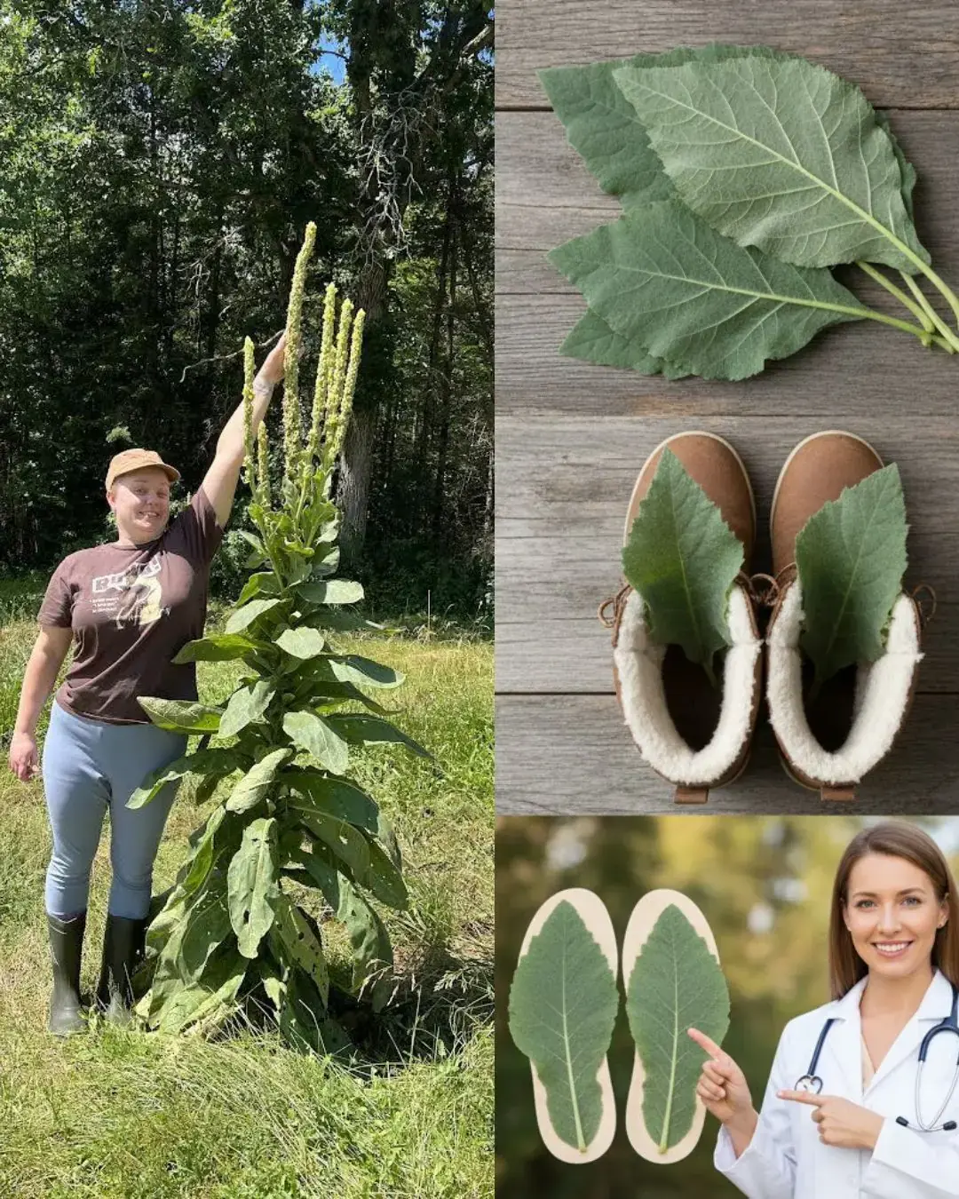🌿 ทำไมการวางใบ Mullein ไว้บนฝ่าเท้าของคุณจึงเป็นวิธีปฏิบัติที่อ่อนโยนตามธรรมชาติอย่างน่าประ