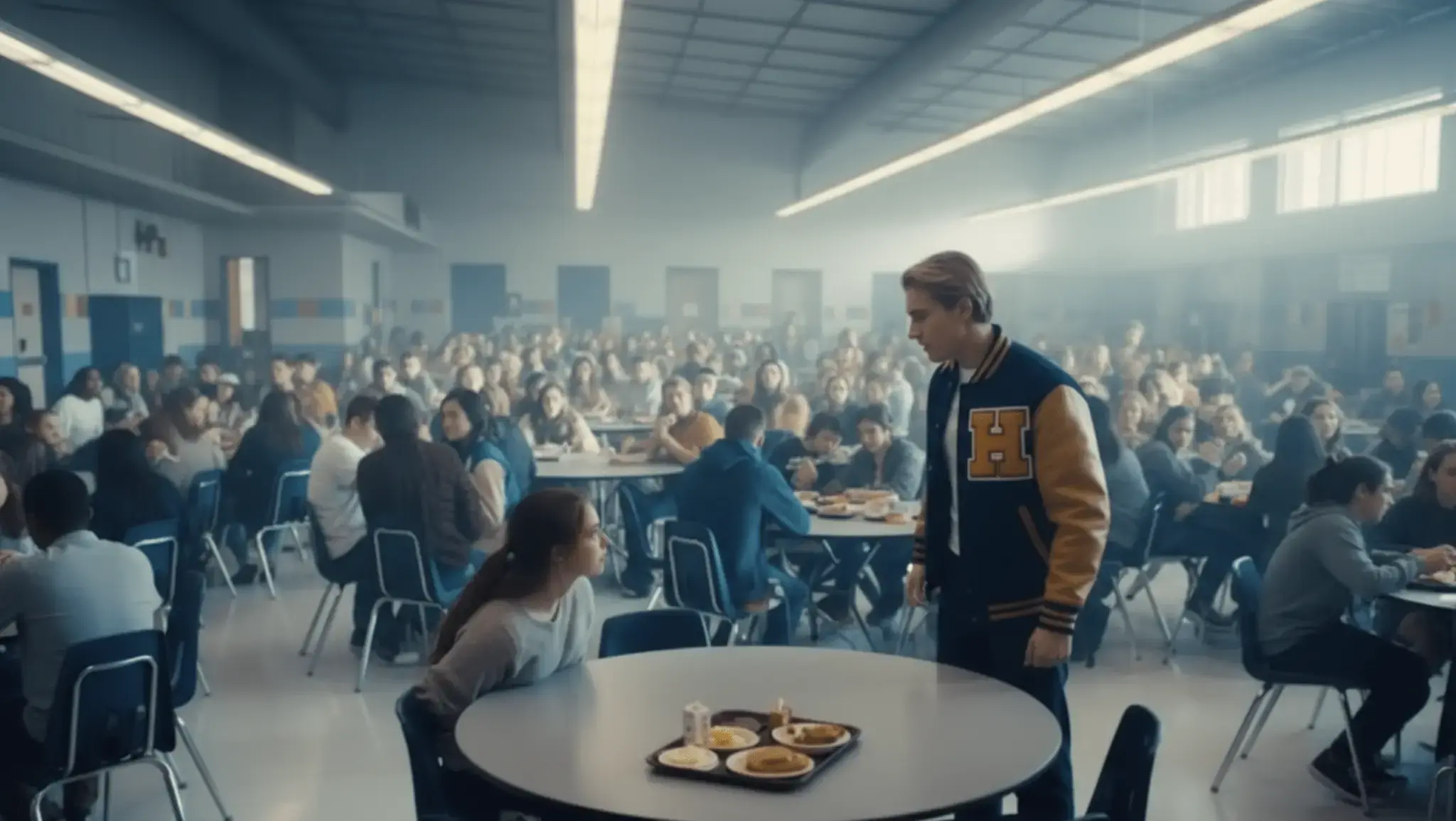 คนพาลทุบตีหญิงสาวในมื้อกลางวัน - คำตอบของโรงอาหารเลดี้ทำให้ทุกคนตกใจ