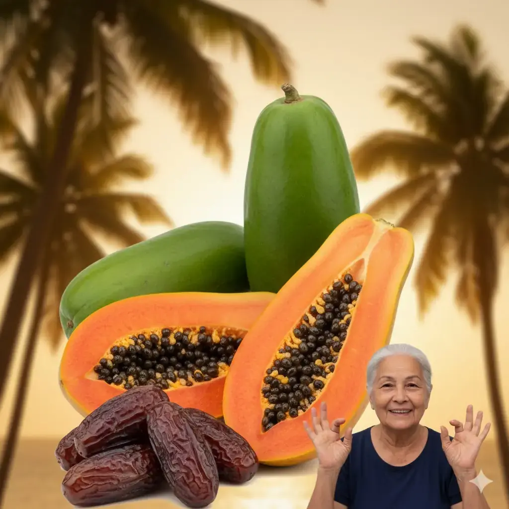 ความลับของหมอเฒ่า: รวมอินทผาลัมและมะละกอเข้าด้วยกันเพื่อจัดการกับปัญหาสุขภาพ 10 ประการนี้